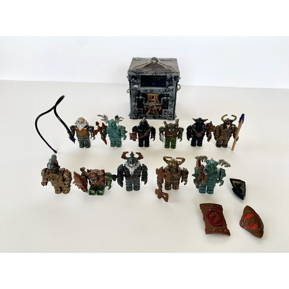 Mega Bloks AM04533 AM0531 AM0529‎ Box Replacement & Krystal Wars Figures Lot